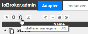 Adapter Installation aus eigener URL