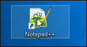 Notepad++ Desktopicon