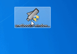 Unetbootin Windows 10 Icon auf dem Dektop