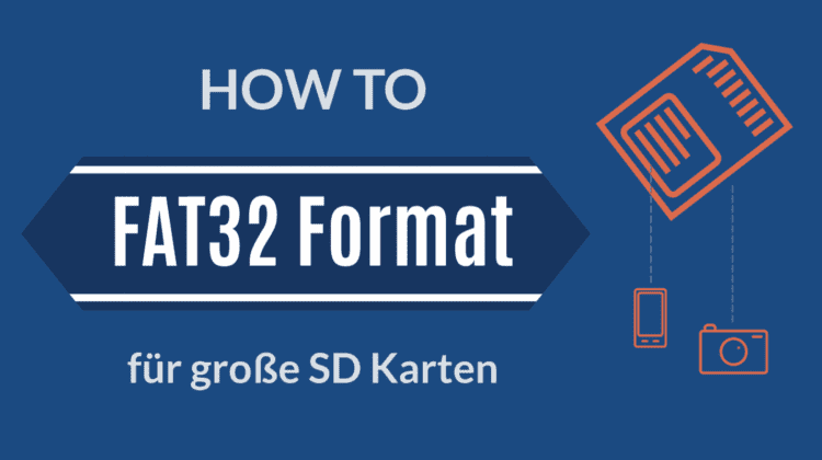 SD Karten formatieren mit FAT32 Beitragsbild