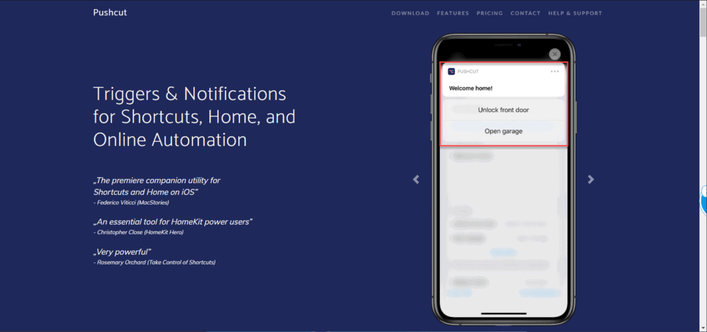 Erweiterte Rich-Notifications von Pushcut