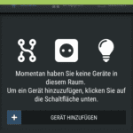 Raum gespeichert Shelly Gerät hinzufügen