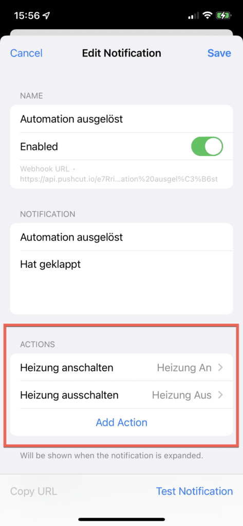 Pushcut Rich Notification