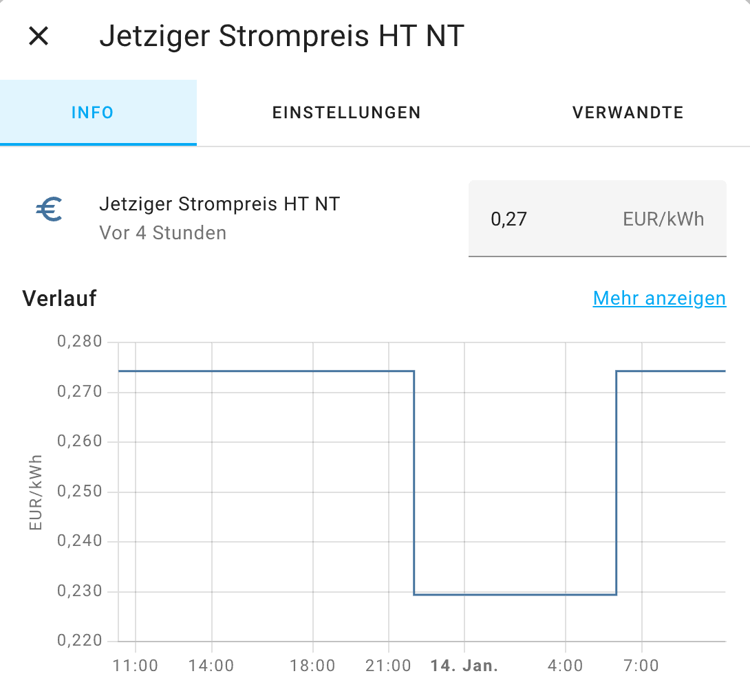 Home Assistant Ferraris Stromzähler auslesen & Verbrauchszähler (HT NT)