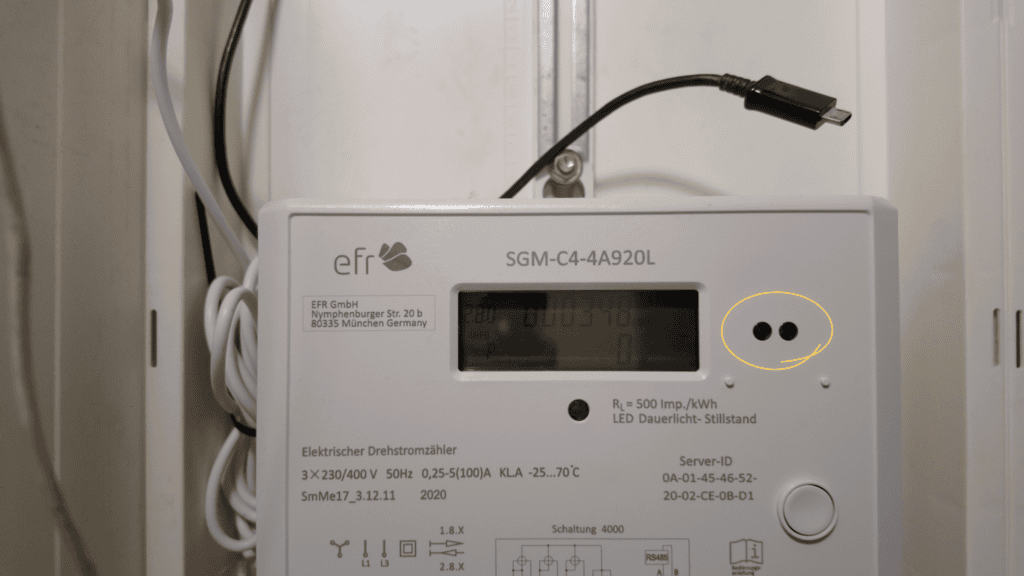 Stromzähler mit SML-Port