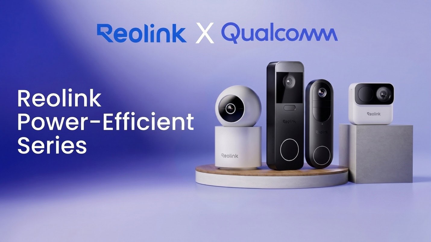 Reolink Power-Efficient Series mit Qualcomm: Innenkamera, zwei Video-Türklingeln und Akkukamera