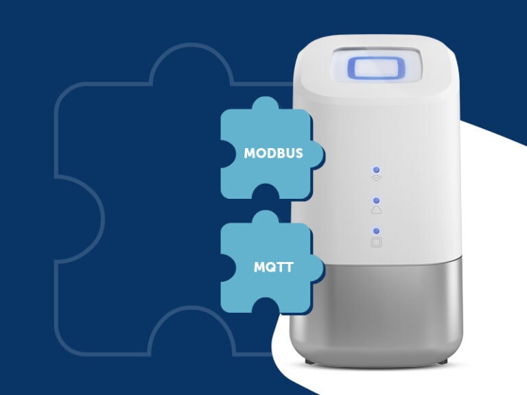 Homematic IP Home Control Unit mit Puzzleteilen Modbus und MQTT